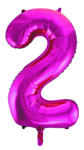 Giant Pink 86cm Helium Balloon Numbers