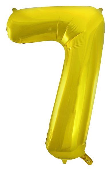 Giant Gold 86cm Helium Balloon Numbers